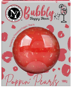 NY Cocktail Infusion Poppin Pearls Strawberry 100g