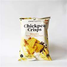 Ceres Organics Chickpea Crisps Tumeric & Black Pepper 100g