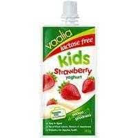 Vaalia Lactose Free Strawberry Yoghurt Pouch 140g