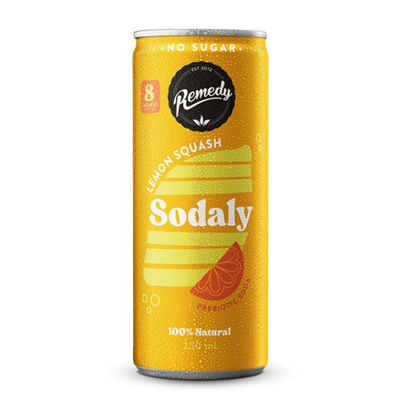 Remedy Sodaly Lemon Squash 250mL