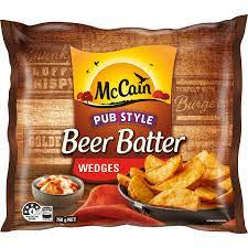 Mccain Beer Battered Wedges 750g