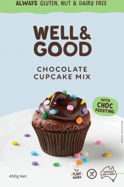 Well & Good Chocolate Cupcake Mix 450g